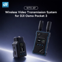 WTX-4P Wireless HDMI Transmitter and Receiver for DJI Osmo Pocket 3,1080P UVC&HDMI Output Wireless HDMI Extender for OBS Switcher,1640ft