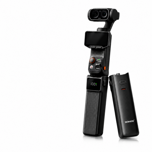 Black Battery Handle 5000mAh for Insta360 Luna