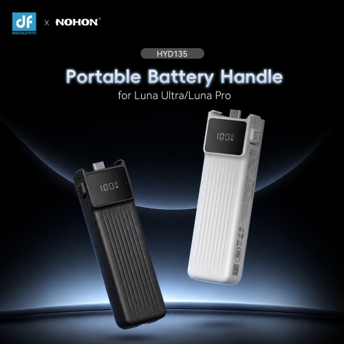 HYD135 Black Battery Handle 5000mAh for Insta360 Luna