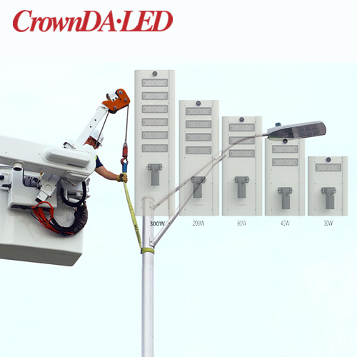 How do solar street light brand manufacturers install street lights?