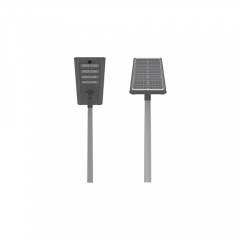 Lampadaire solaire à LED tout-en-un en aluminium étanche IP65 100w