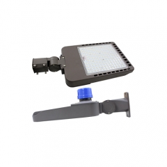 300W photocell sensor led shoebox pole light ETL DLC listed, 140lm/w, 5 years warranty, SMD2835, Ra>70