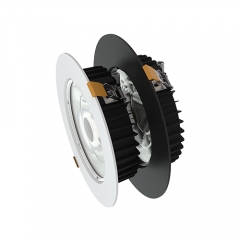 Gesso cob Dali 36W em downlight