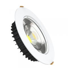 Downlight de gesso regulável triac 36W 245mm