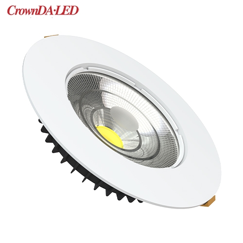 15W standard cob ceiling downlight with ring size dia270mm