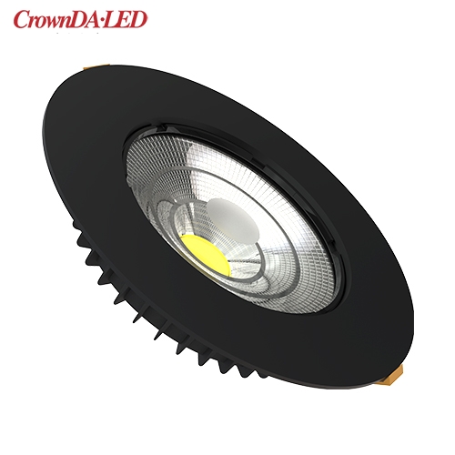 270mm 15W cob anti glare downlight triac dimmable