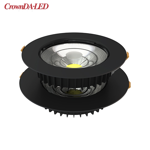 Downlight LED cob integrado triac regulável