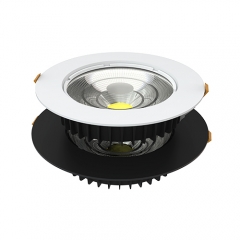 1-10V 20W Schwarz-Weiß-Downlight