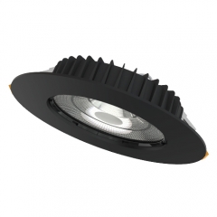 Lanterna embutida antirreflexo LED COB 36W 1-10V regulável