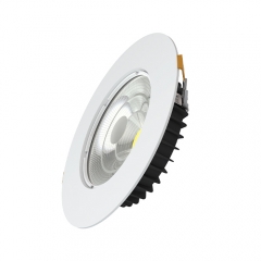 Plâtre de torchis Dali 36W en downlight