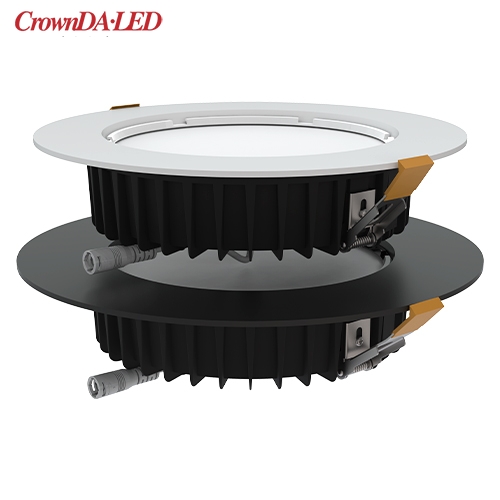 Foco downlight con muelle de torsión 1-10V