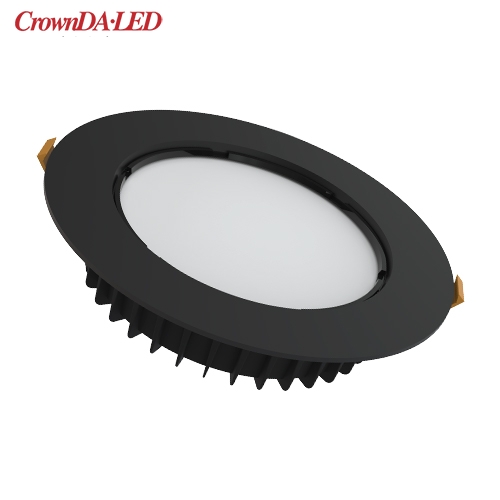 Downlight ip65 étanche 1-10V 38W pour hôtel