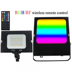 Projecteurs à télécommande sans fil RGB RF 40W 60W 80W 100W ETL 5 ans de garantie