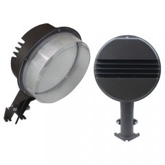 Lampes de grange répertoriées ETL DLC série YAXW avec capteur photoélectrique intérieur pour jardin, 30W-150W, 130-150lm/W, 5 ans de garantie