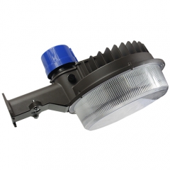 Luces de granero ETL DLC de la serie YAXW con sensor de fotocélula exterior para jardín, 30 W-150 W, 130-150 lm/W, 5 años de garantía