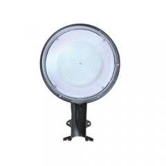 YAXW série ETL DLC lampes de grange avec capteur photoélectrique extérieur pour jardin, 30W-150W, 130-150 lm/W, 5 ans de garantie