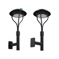 Luces LED para poste de jardín con certificación ETL DLC de la serie PTP (B) con / sin sensor de fotocélula, 60W-150W, 130lm / W, 5 años de garantía