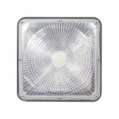 Lampe à LED d'auvent de station-service anti-explosion répertoriée ETL DLC série CPXW, 80W, 110-120lm/W, garantie de 5 ans