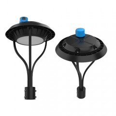 Luces LED para poste de jardín con certificación ETL DLC de la serie PTP (B) con / sin sensor de fotocélula, 60W-150W, 130lm / W, 5 años de garantía