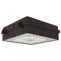 CPXW series ETL DLC listed gas station explosion proof led canopy light, 60W-120W, 130-150lm/W, 5 years warranty