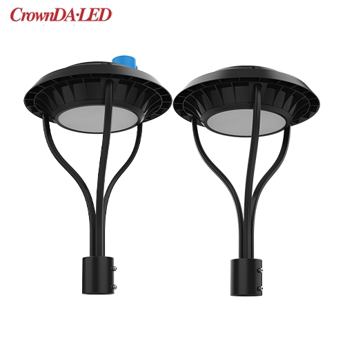 Lampes de jardin à LED de la série PTP (B) ETL DLC répertoriées avec/sans capteur photoélectrique, 60W-150W, 130lm/W, garantie de 5 ans