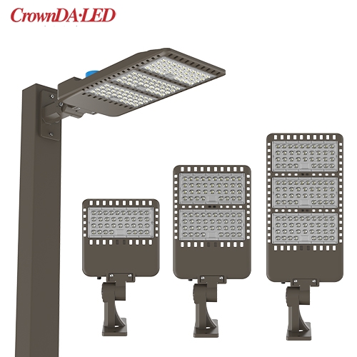 60W-300W shoebox lights with square pole universal bracket