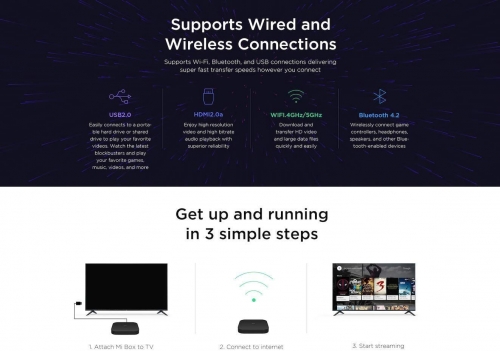 Xiaomi Mi Box S Android TV with Google Assistant Remote Streaming Medi –  lumtronic