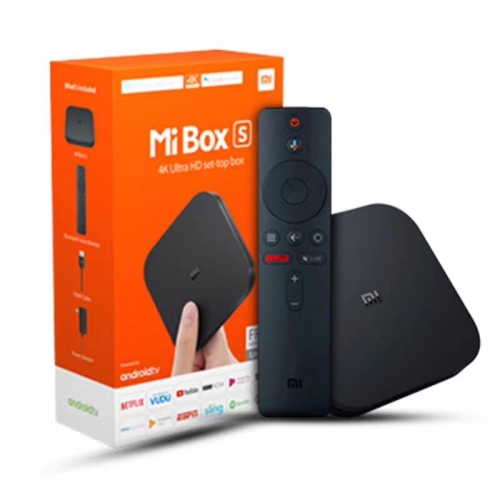 Xiaomi Mi Box S 4K HDR Android TV with Google Assistant Remote Streaming  Media Player