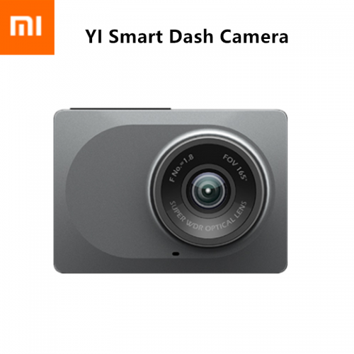 XIAOMI YI Smart Dash Camera WiFi Night Vision HD 1080P 2.7" 165 degree 60fps ADAS Safe Reminder Dashboard Camera