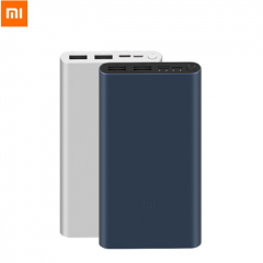 Xiaomi Power Bank 3 10000mAh PLM13ZM Dual USB 18W Fast Charging Mi Powerbank 10000 Portable Charger External Battery Poverbank