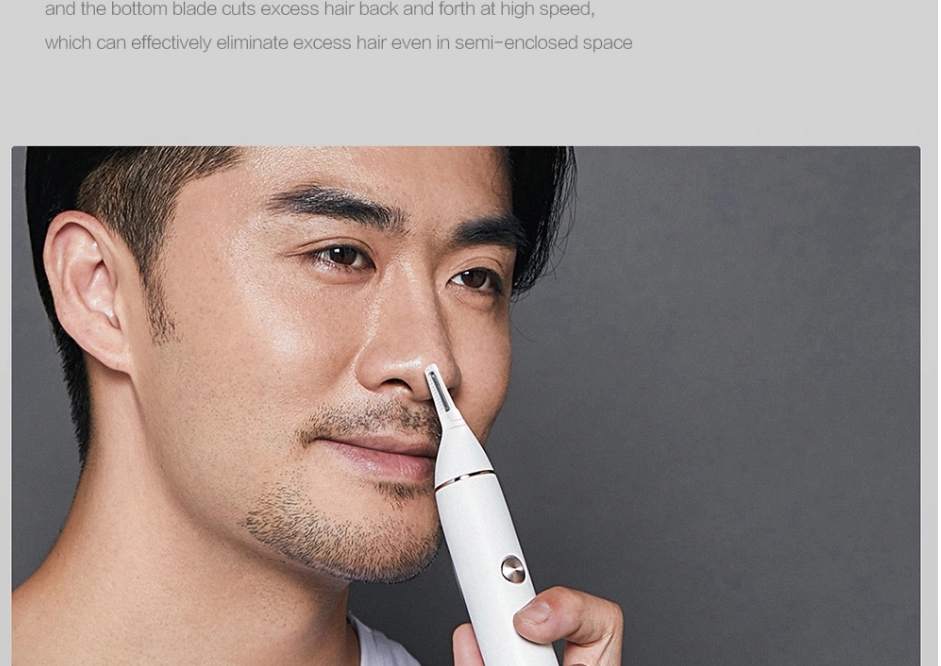 XIAOMI SOOCAS Nose Hair Trimmer N1 Eyebrow Sharp Blade Body Wash