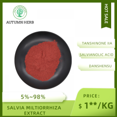 Dan-shen/ Salvia Miltiorrhiza Extract Powder 5%~98% Tanshinone Iia