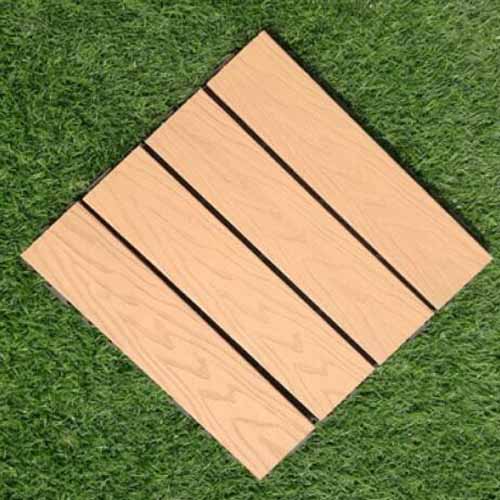 Co-extrusion WPC Decking Tile 300*300mm