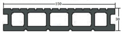 Traditional WPC Decking 30*150mm