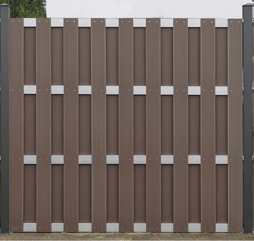 Whole Set WPC Fence with Aluminum