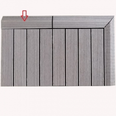 Traddtional WPC Tile Trim 300*71mm