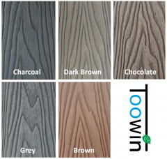 3D Wood Grain WPC Decking 23*145mm