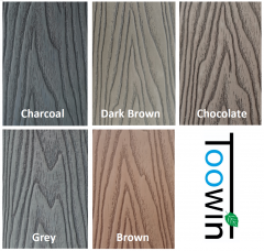 3D Wood Grain WPC Wall Cladding 21*156mm