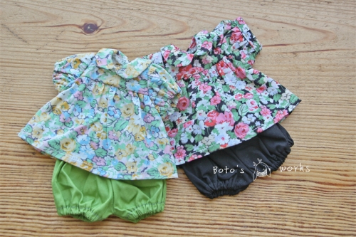 【Off Spot】 Floral Dolly Shirts + Pumpkin Shorts 512