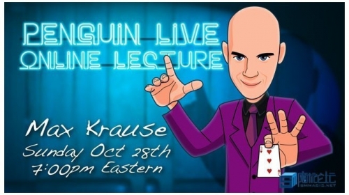 Max Krause Penguin Live Online Lecture