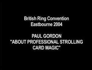 Paul Gordon British Ring Convention