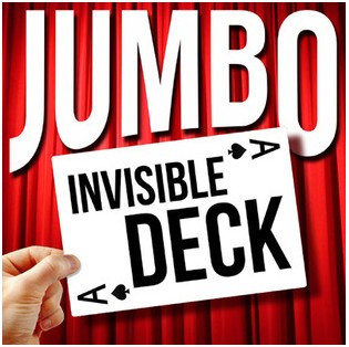 Jumbo Invisible Deck by Dan Harlan