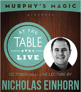 2014 At the Table Live Lecture starring by Nicholas Einhorn