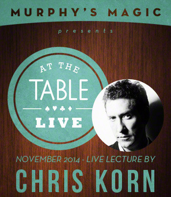 2015 At the Table Live Lecture - Chris Korn