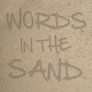Words in the Sand By Ron Chavis