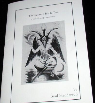 Satanic Book Test by Brad Henderson
