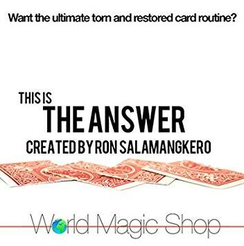 The Answer by Ron Salamangkero