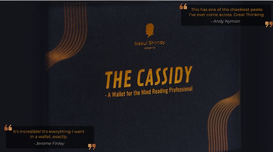 The Cassidy Wallet by Nakul Shenoy