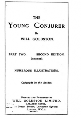 Will Goldston - The Young Conjurer vol 2