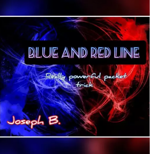 BLUE AND RED LINE by Joseph B